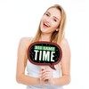 Big Dot of Happiness The Big Game - Football Party Photo Booth Props Kit - 20 Count - 3 of 4