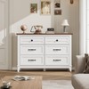 6 Drawer Dresser for Bedroom, 47" Wide Wooden Storage Chest, Freestanding Closet Organizer - 3 of 4