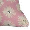 Modern Tropical Floral Outdoor Throw Pillow Playful Pink - Deny Designs - 2 of 3