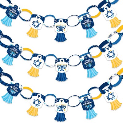 Hanukkah Paper Chain Craft