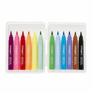 KINGART Brush Tip Markers 12 Colors - 1 of 4
