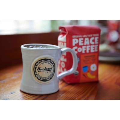 Peace Coffee Organic Fair Trade Birchwood Blend Medium Roast Whole Bean Coffee - 12oz
