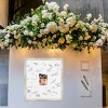 Cracked Metallic Signature Mat Picture Frame – Guest Book Alternative for Weddings, Graduations, or Retirement – Autograph Photo Mat for Signatures - 4 of 4