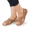 Collections Etc Cross-over Adjustable Sandals - 3 of 4
