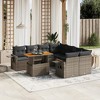 vidaXL Garden Sofa Set Grey - 2 of 4