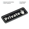 Unique Bargains Acrylic Self-Adhesive Decor Office Business Private Door Sign - 4 of 4