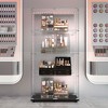 KTMBDW Glass Display Cabinet 4-Shelf with Door and Lock, Curio Cabinets Tempered Glass Floor Standing Bookshelf for Bedroom, Living Room - 2 of 4