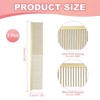 Unique Bargains Stainless Steel Rounded Ends Gentle Care Pet Comb 3 Pcs - 2 of 4