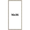 PosterPalooza | Panoramic Classic Modern Silver Frame - UV Acrylic, Foam Board Backing, Hanging Hardware - 2 of 4