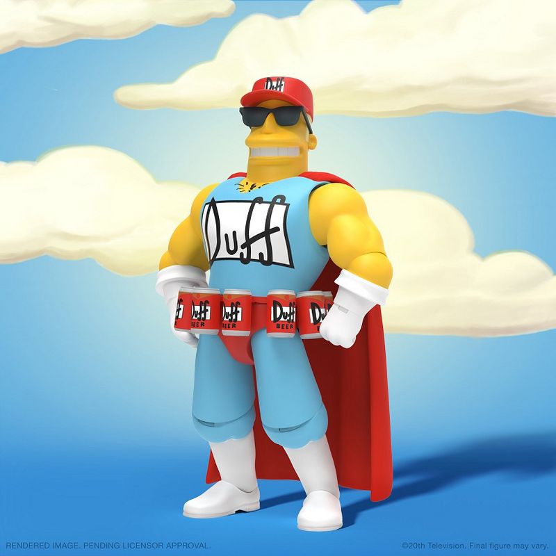 Duffman 7-inch Scale I The Simpsons Ultimates I Super7 Action figures, 2 of 5