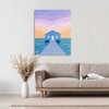 Stupell Industries Blue Boat Shed Sunrise Canvas Art - 3 of 4