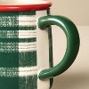 14oz Holiday Mug Green Plaid - Hearth & Hand™ with Magnolia - 3 of 3