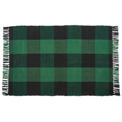 3'x5' Rectangle Cotton Accent Rug Green - Park Designs