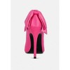 Hornet High Heeled Satin Pump Sandals - 4 of 4