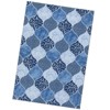 Geometric trellis rug. Modern neutral, farmhouse style. Washable, non-slip, low-pile chenille. For living rooms, bedrooms, dining rooms, offices - 2 of 4
