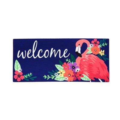 Evergreen Flag Floral Flamingo Sassafras Switch Mat