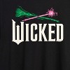 Women's - Wicked - Wand And Broomstick Logo Oversized Graphic T-Shirt - 2 of 4