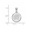 Black Bow Jewelry 14k White Gold Columbus Blue Jackets NHL Medium Pendant - 2 of 3