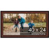 PosterPalooza | Decor Brown Picture Frame - UV Acrylic, Backing Board, Hanging Hardware Included - 2 of 4