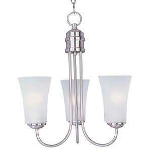 Maxim Lighting Logan 3 - Light Chandelier in  Satin Nickel - 1 of 1
