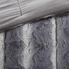Lyngins 4-Piece Faux Fur Full/Queen Comforter Set, Ultra-Soft Bedding Set with Shams & Decorative Pillow, Oeko-Tex Certified Quilt Bedding Set - 3 of 4