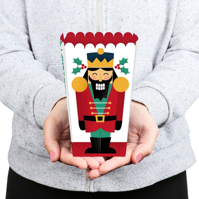 Big Dot of Happiness Christmas Nutcracker - Holiday Party Favor Popcorn Treat Boxes - Set of 12, 5 of 6