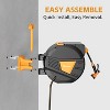 GardenJoy Retractable Garden Hose Reel with 180° Swivel and Auto-Retract - 2 of 4