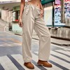 Clearlove Women Cargo Pants Quick Dry Lightweight Baggy Joggers with Pockets - 4 of 4