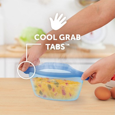 Blue Medium Silicone Freezer-to-Oven Bowl, 32 oz