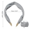 Unique Bargains Women's Fashion Faux Diamond Knitted Crossover Headband 5.91"x2.17" 1 Pc - 4 of 4