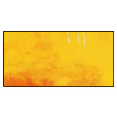 lunetricotee sunny landscape Desk Mat - Deny Designs