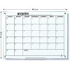 SCRIBBLEDO Magnetic Glass Calendar 34”x46” Monthly & Weekly Dry Erase Planner for Wall with Marker Tray - 2 of 4