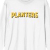 Planters Peanuts Logo Adult White Long Sleeve Tee - 2 of 3