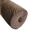 7"x18" Chelsea Velvet Neckroll Oblong Throw Pillow - Edie@Home - 3 of 3