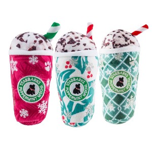Starbarks Puppermint Mocha Holiday Cups | Christmas Dog Toys - 1 of 4