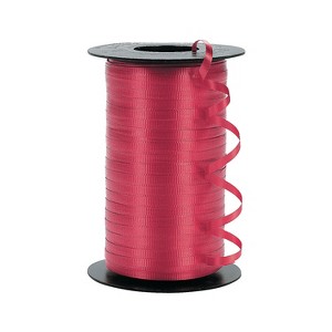 500 Yds. Red Crimped Polypropylene Curling Ribbon - 1 of 1