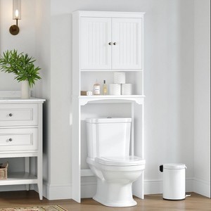 Dcolora Over The Toilet Cabinet for Bathroom Storage, Above Toilet Storage Cabinet with Doors - 1 of 4