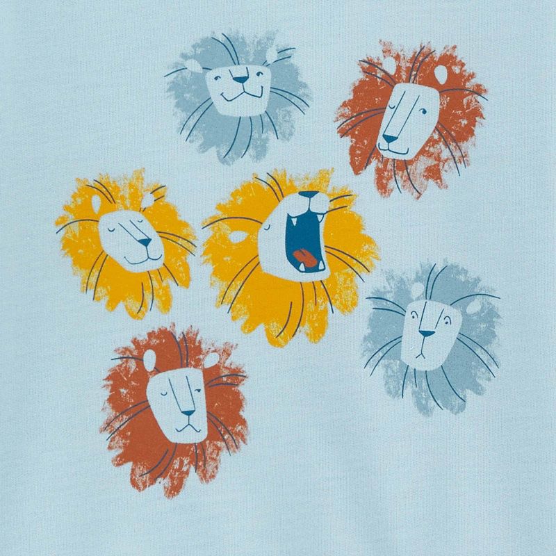 Carter&#39;s Just One You&#174; Toddler Boys&#39; Lion Printed Pajama Set - Brown/Blue/White, 3 of 8