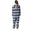 Just Love Womens One Piece Winter Holiday Adult Bodysuit Faux Shearling Lined Hoody Xmas Pajamas - 4 of 4