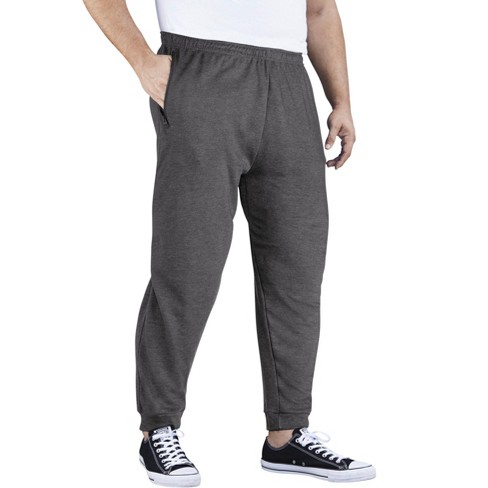 Kingsize Men's Big & Tall Jersey Jogger Pants - Big - 9xl, Gray : Target