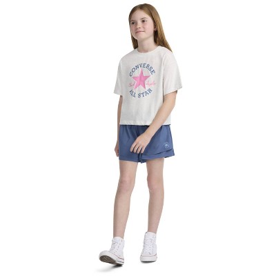 Converse® Girls' Short Sleeve Boxy Fit T-Shirt