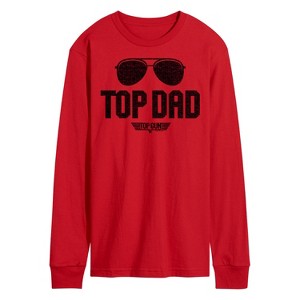 Men's - Top Gun - Top Dad Long Sleeve Graphic T-Shirt - 1 of 2