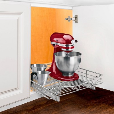 Chrome 20" x 21" Slide Out Cabinet Organizer