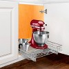 Lynk Professional 20" x 21" Slide Out Cabinet Organizer - Pull Out Under Cabinet Sliding Shelf: Chrome-Plated Kitchen Storage - 2 of 3
