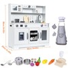 Kids Kitchen Playset with Plenty of Play Features, Cooking Toy Kitchen Set with Stove Removable Sink Microwave Storage Cabinet, Wooden Play Kitchen - 2 of 4