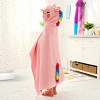 Joyfy Unicorn Hooded Towel for Kids - Soft 100% Cotton Bath Beach Towel - 30" x 50" for Kids 3-10 Years - Absorbent Swim Towel Pullover for Boys Girls - 2 of 4