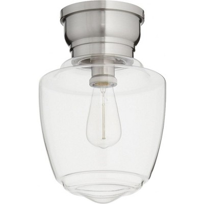 Quorum Lighting 1 - Light Flush Mount in  Satin Nickel