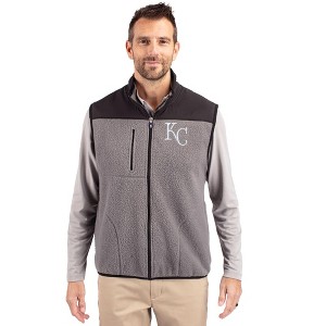 Kansas City Royals Cutter & Buck Cascade Eco Fleece Mens Vest - 1 of 1