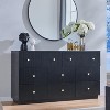 SinCiDo 8 Drawer Fluted Dresser, 55" Wide Wood Chest of Drawers with Deep Storage, Modern Storage Organizer for Bedroom, Living Room - 4 of 4