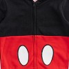 Disney Mickey Mouse Boys Zip Up Hoodie with Ears for Infants and Toddlers Kids - Size 12M - 4 of 4